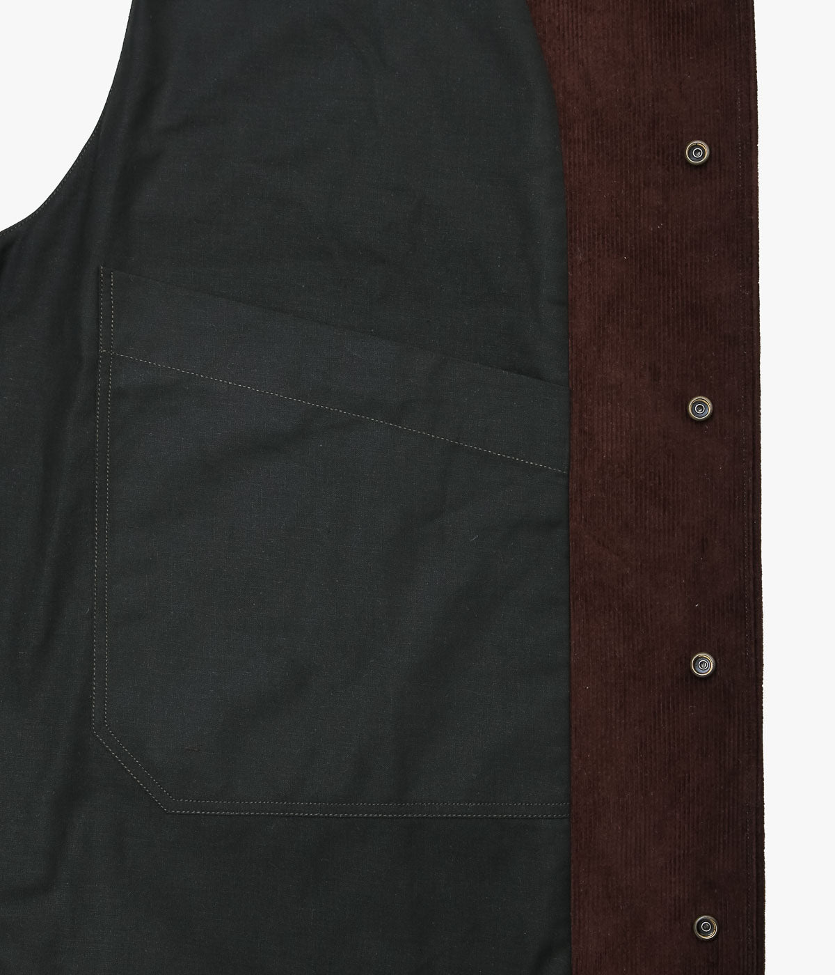 SEVENTY FIVE ''MID-LENGTH PIPA JACKET (WAXED COTTON)'' (OLIVE)
