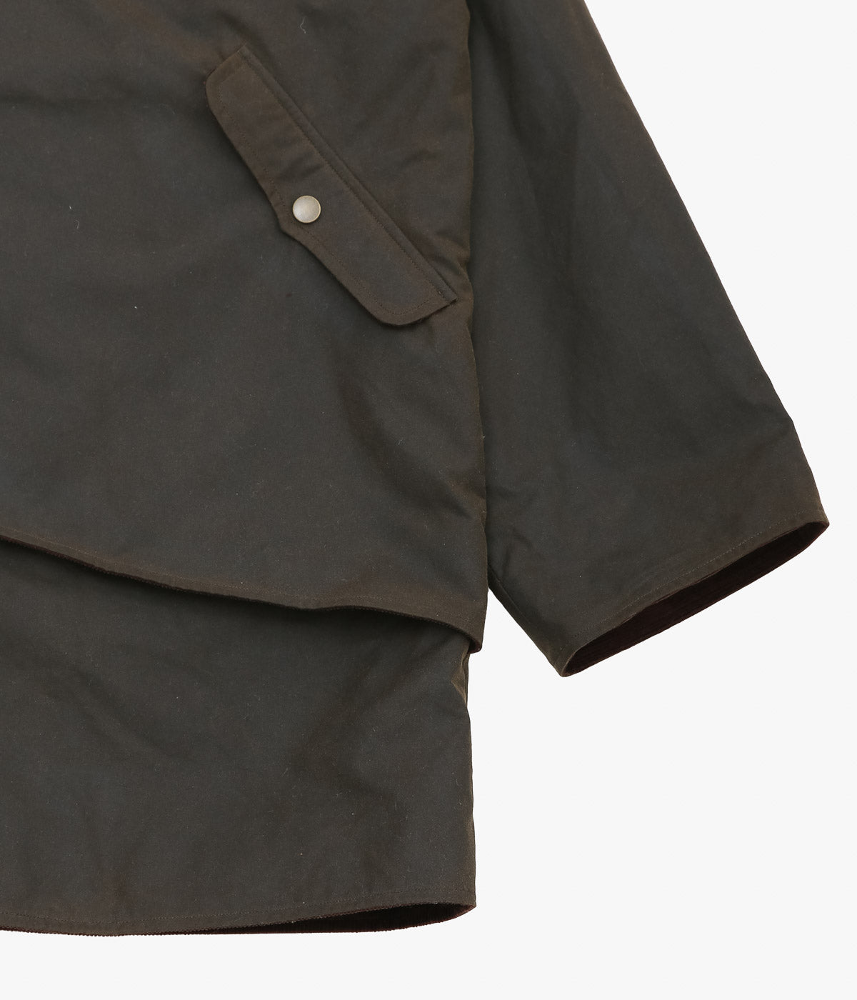 SEVENTY FIVE ''MID-LENGTH PIPA JACKET (WAXED COTTON)'' (OLIVE)