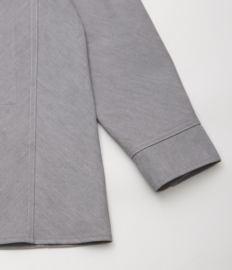 SEYA. ''DENIM ZERO OVER SHIRT''(STONE)