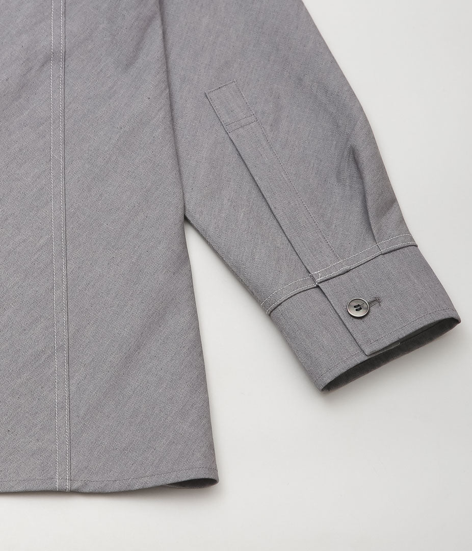 SEYA. ''DENIM ZERO OVER SHIRT''(STONE)