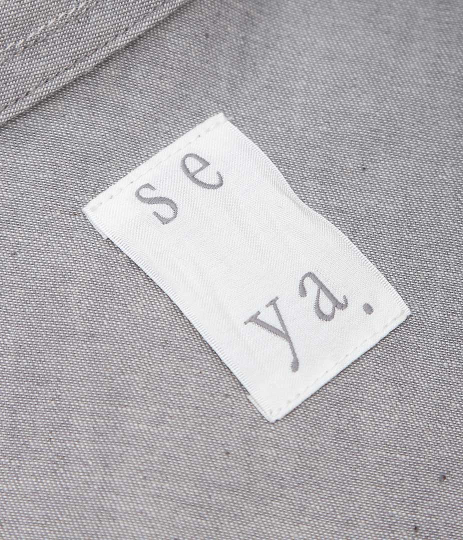 SEYA. ''DENIM ZERO OVER SHIRT''(STONE)