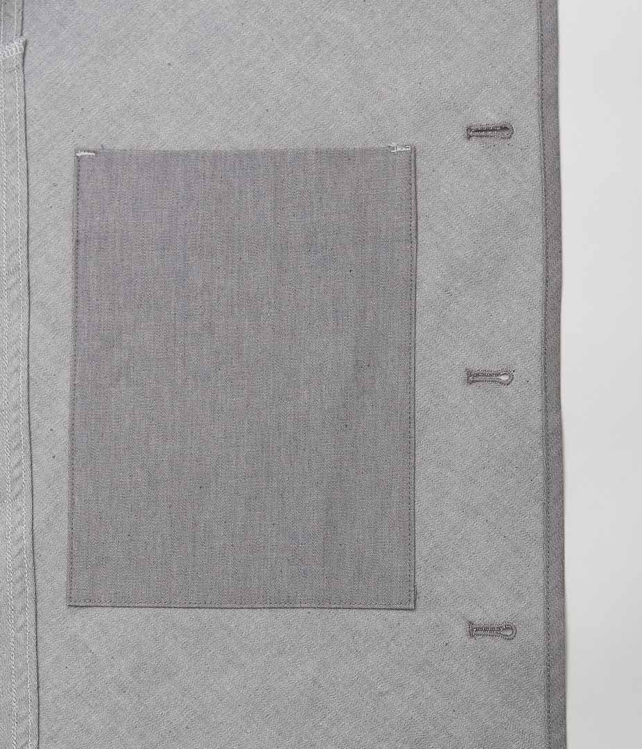 SEYA. ''DENIM ZERO OVER SHIRT''(STONE)