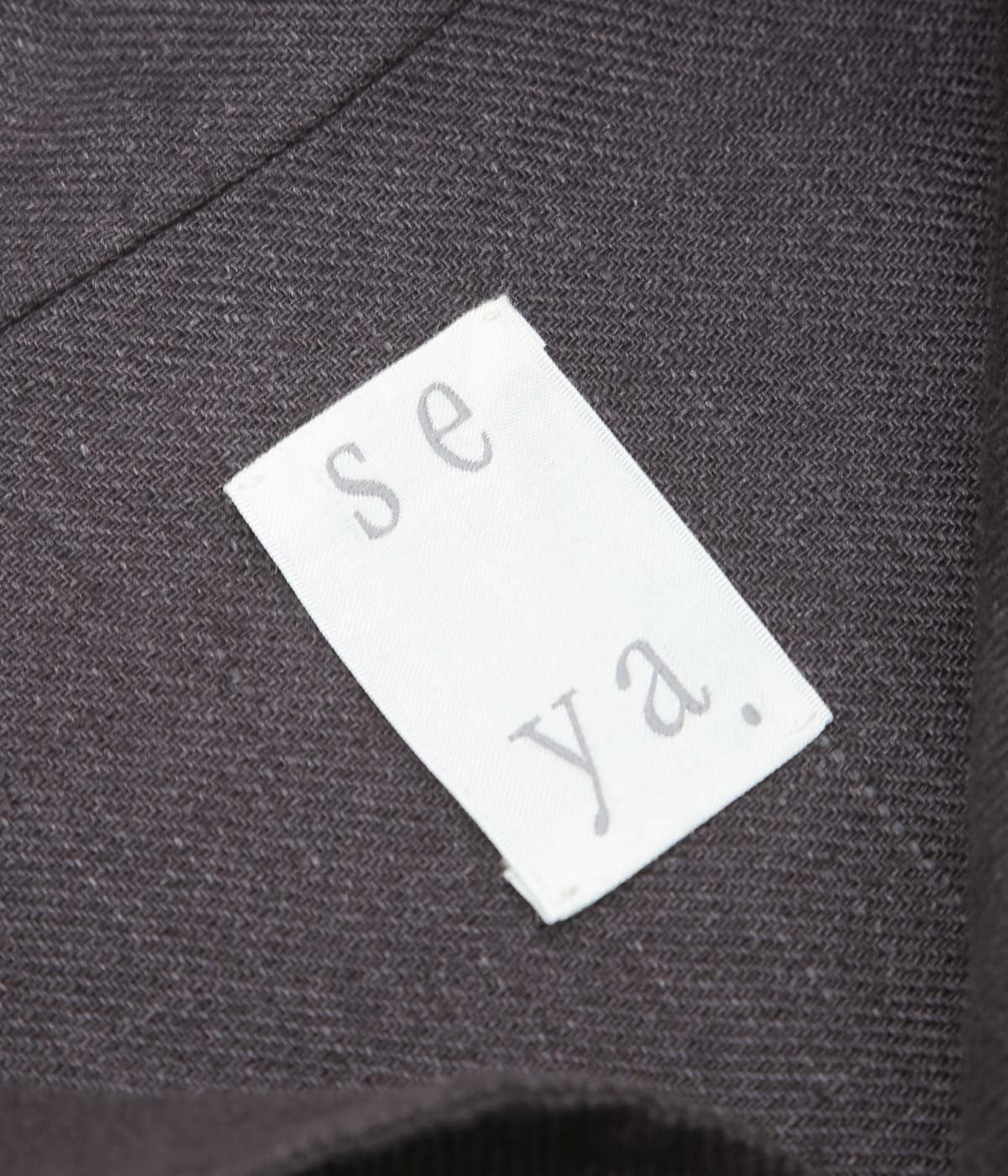 SEYA. ''DOUBLE FACE OVERSHIRT'' (MUD INDIGO)