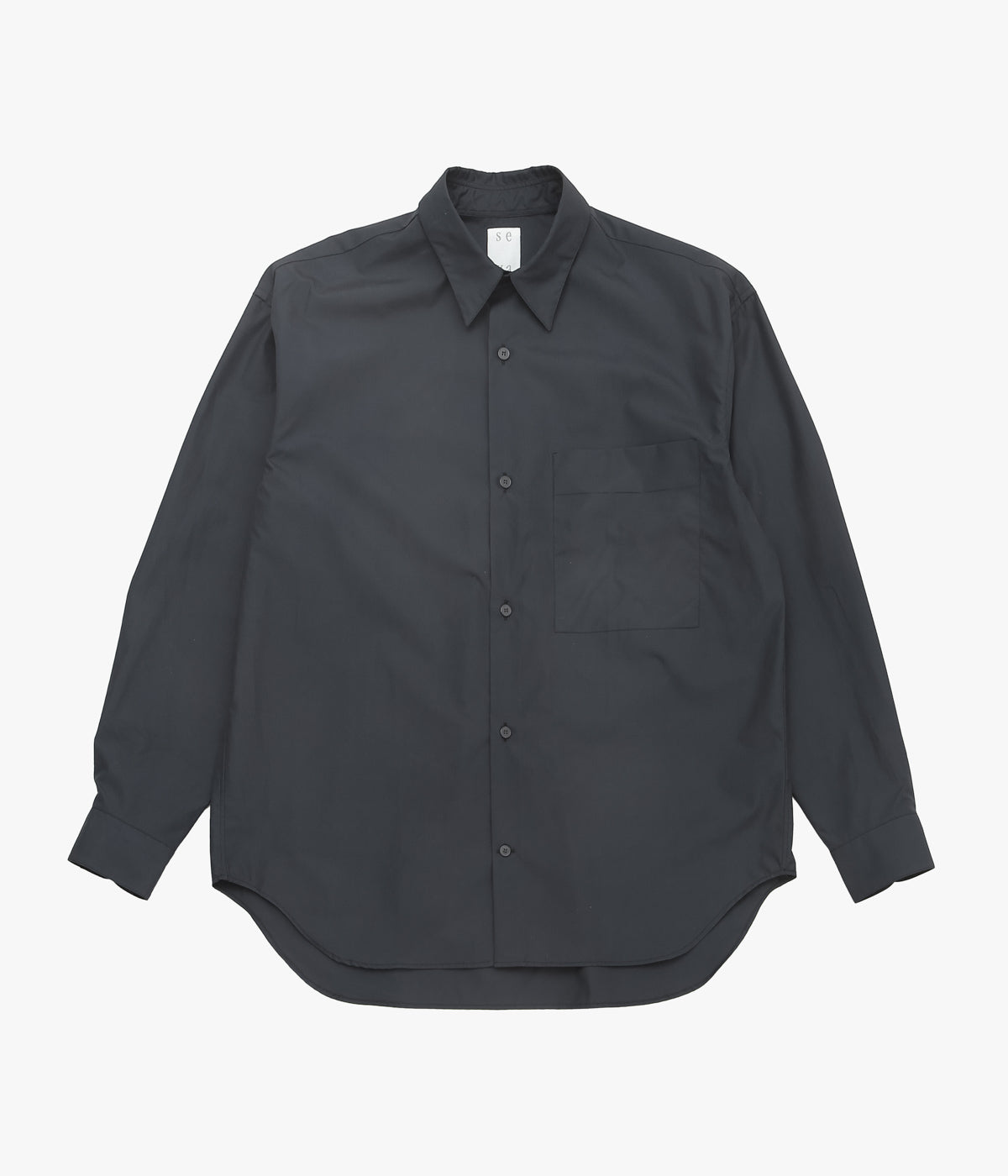 seya. エターナルシャツ SEYA. ''ETERNAL SHIRT'' (BROKEN BLACK) – THE STORE BY MAIDENS