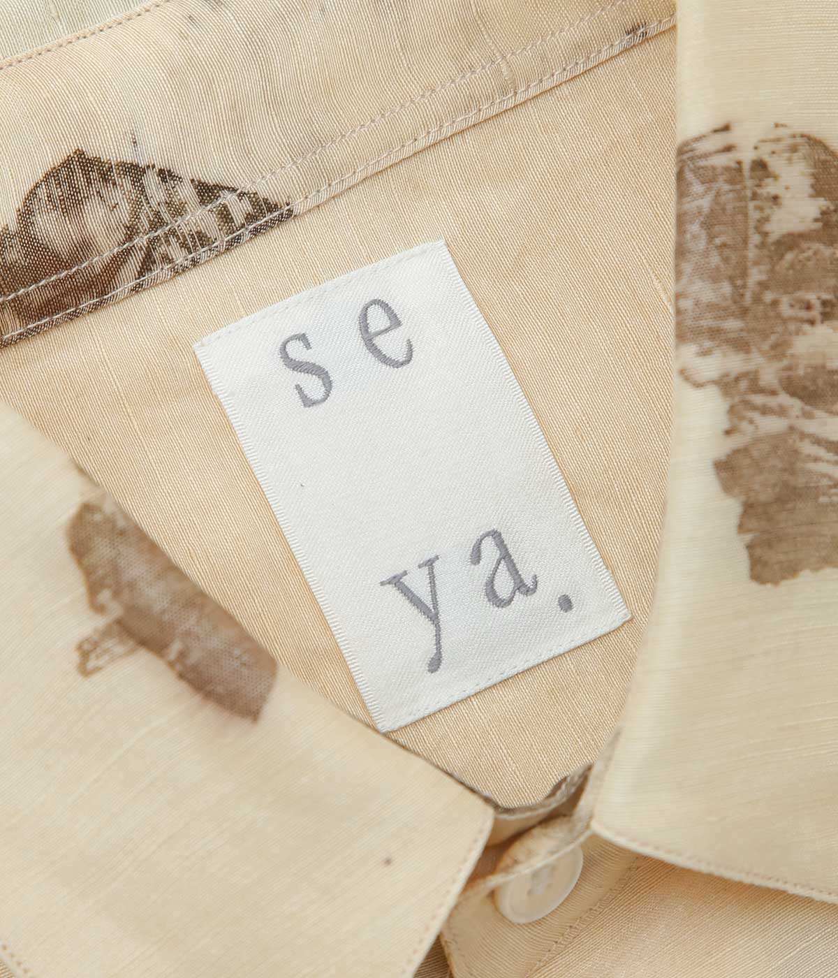 SEYA. "ETERNAL SUMMER SHIRT" (HAND LEAF PRINT)