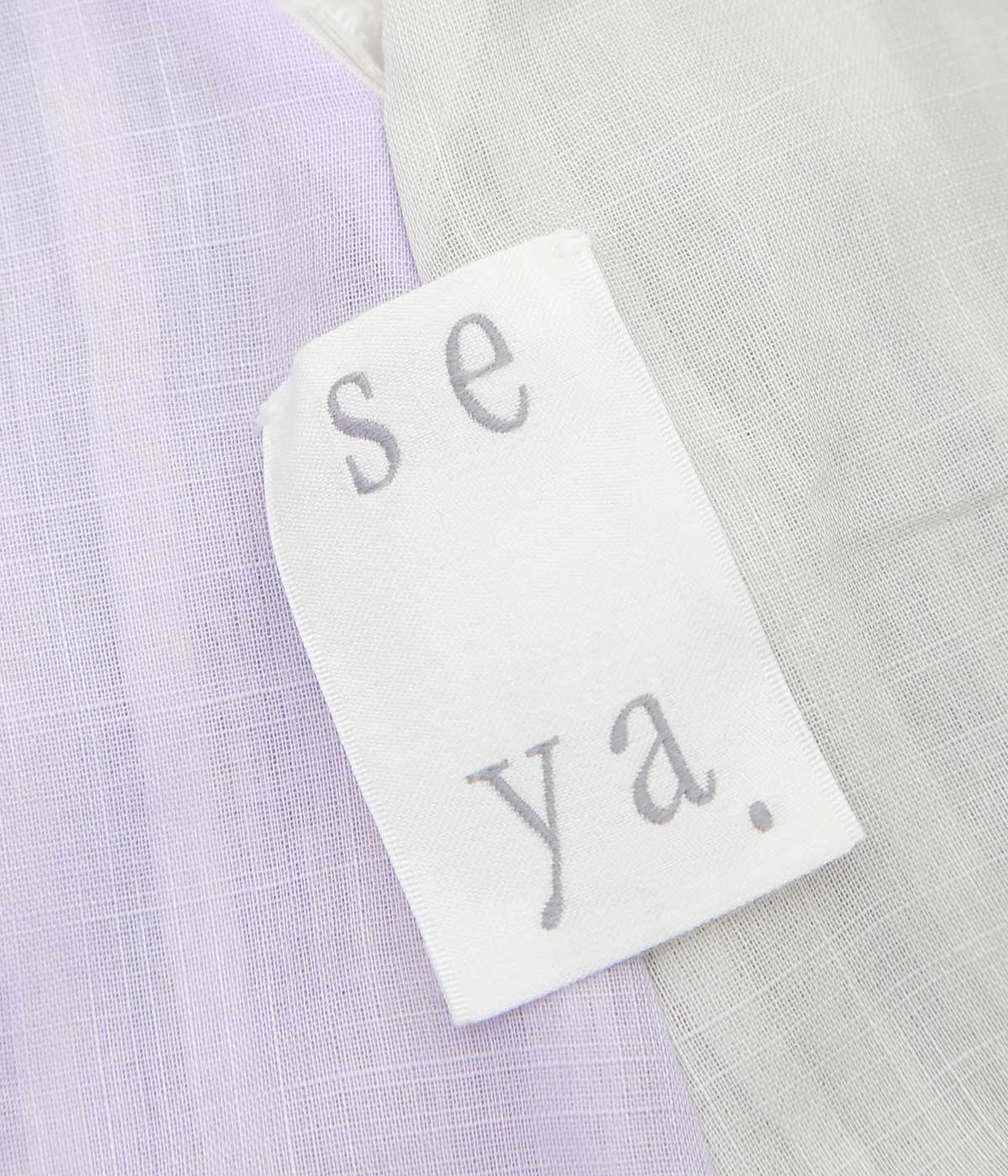 SEYA. ''FRINGED TEMPLE DRESS'' (ASH GREY)