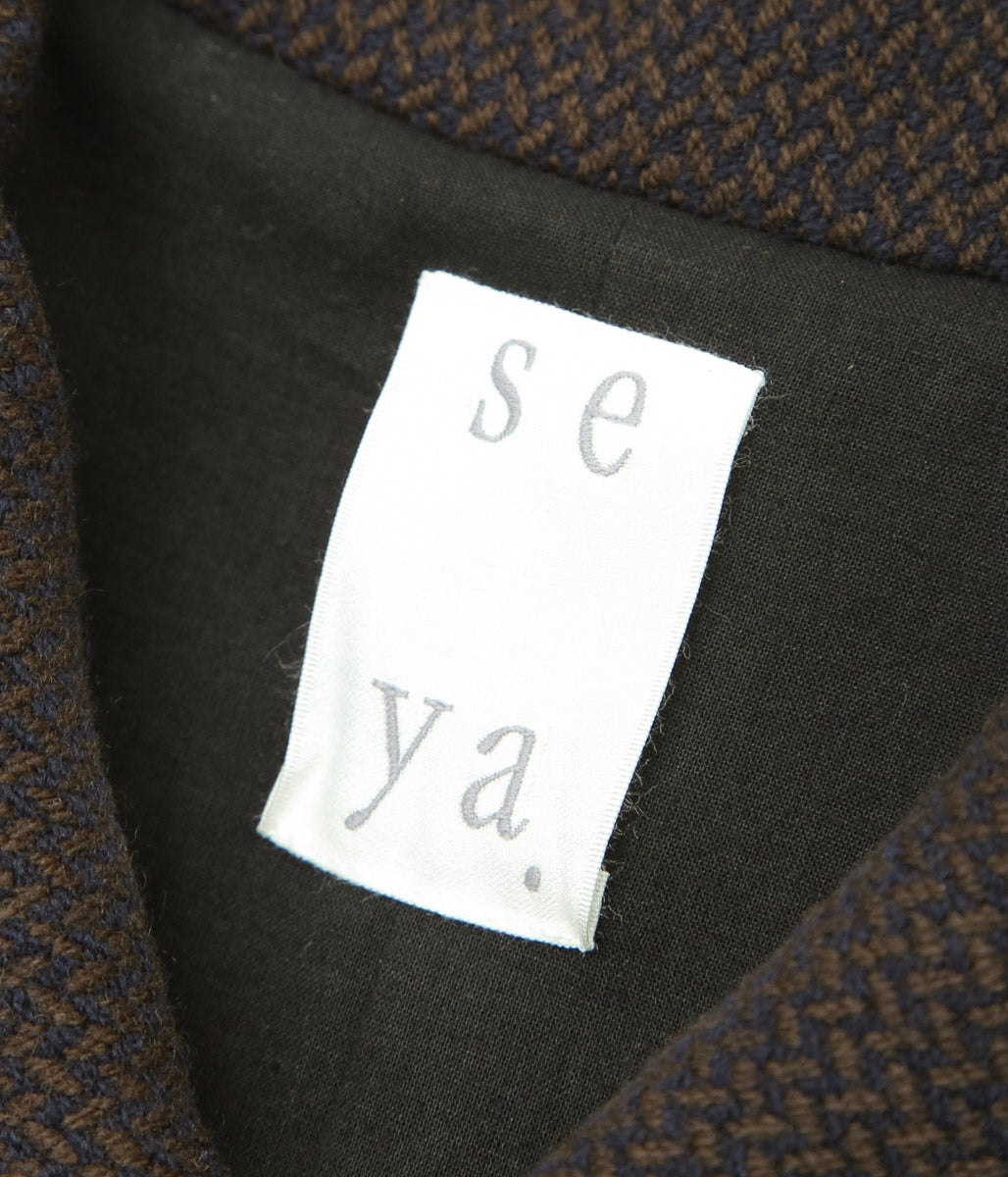 SEYA. "HORSECOAT" (MUD INDIGO)