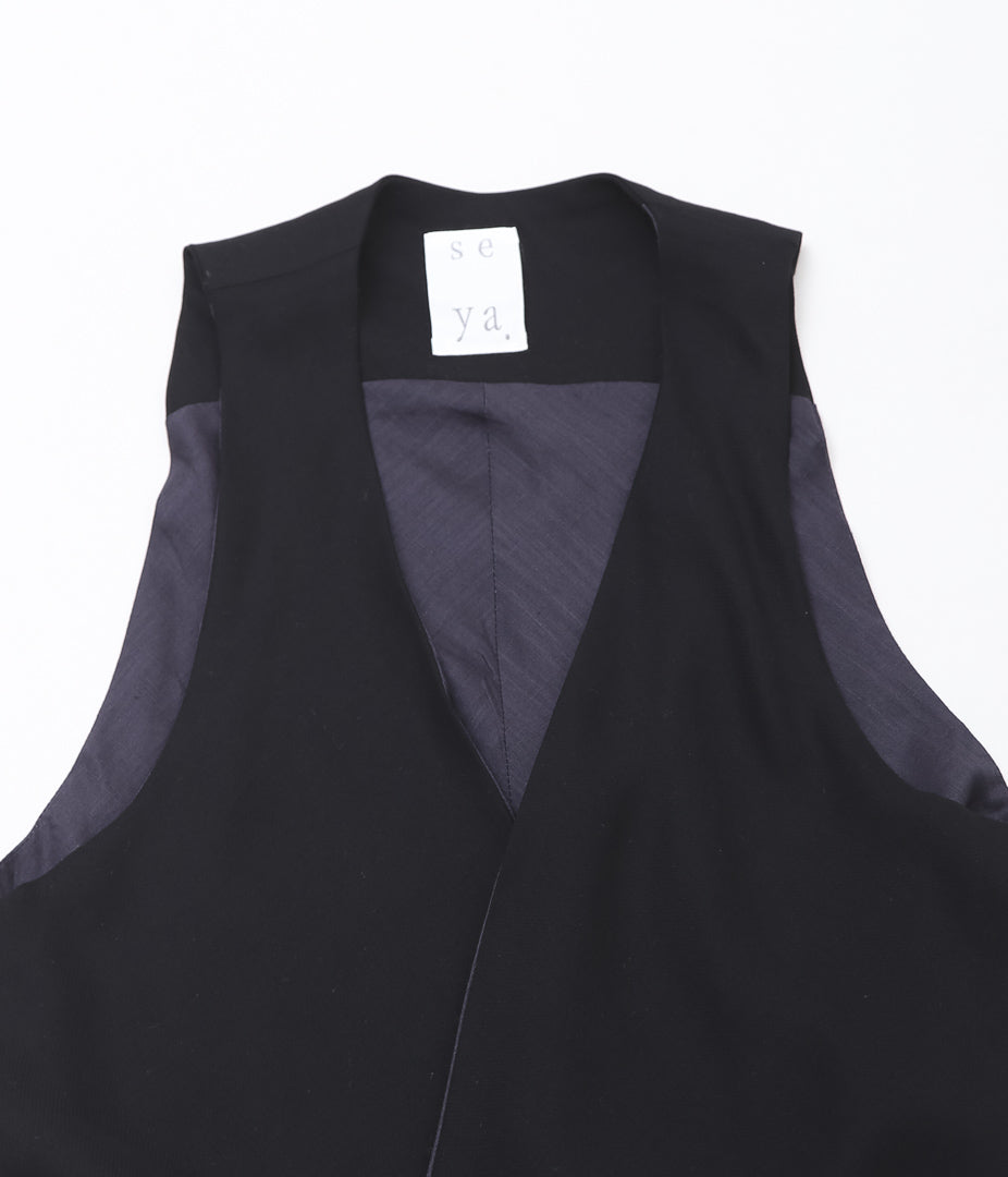 SEYA. ''KOHECHI VEST'' (BLACK)