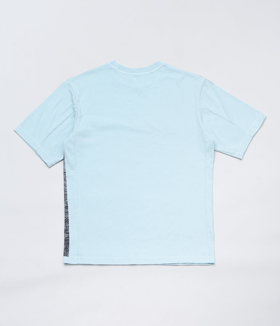 SEYA. ''PRINTED T-SHIRT'' (WATER-RIVER-B&W PRINT)