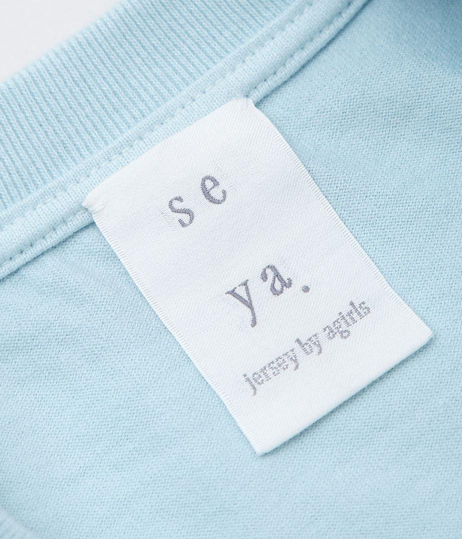 SEYA. ''PRINTED T-SHIRT'' (WATER-RIVER-B&W PRINT)