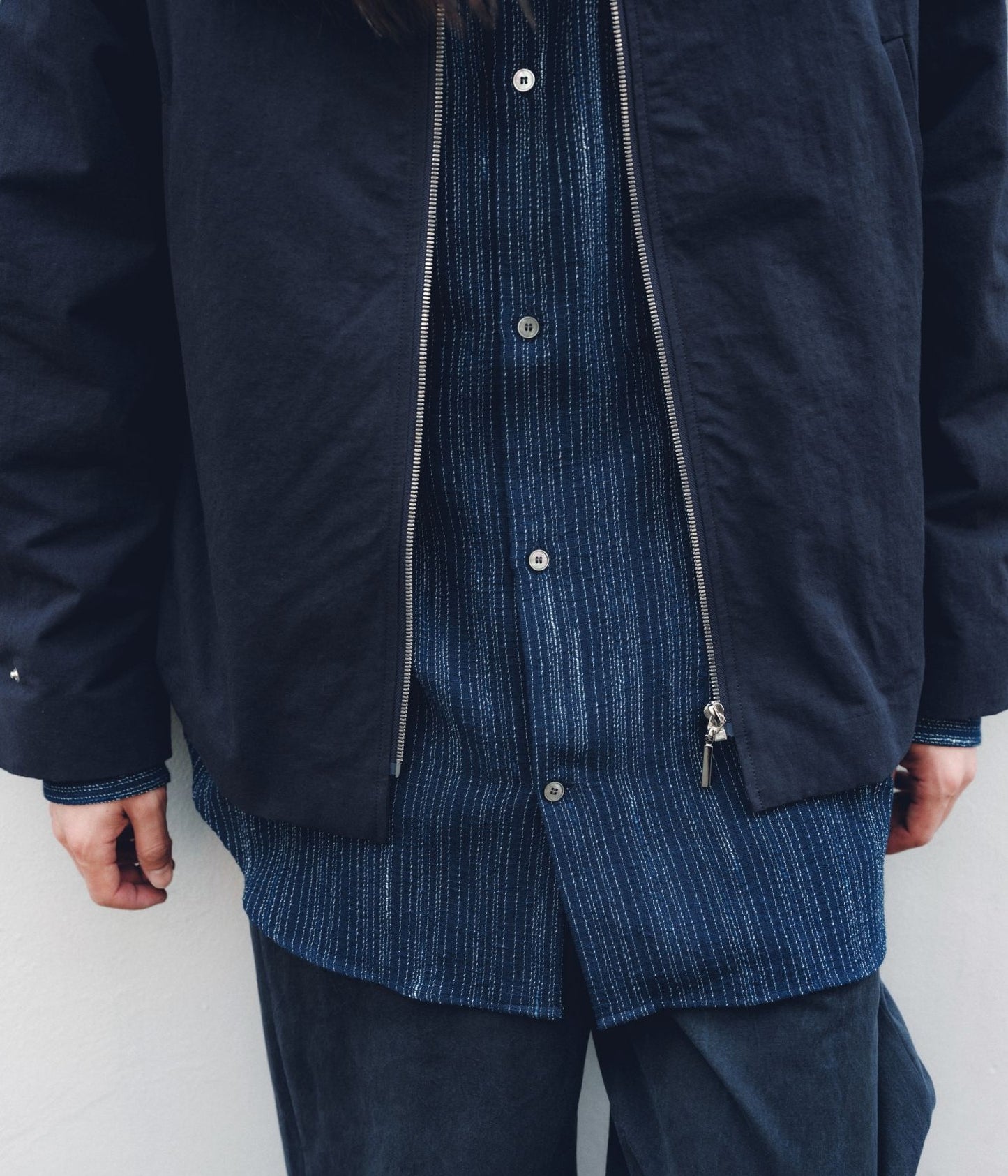 SEYA. ''RIVER BLOUSON'' (RIVER STONE)