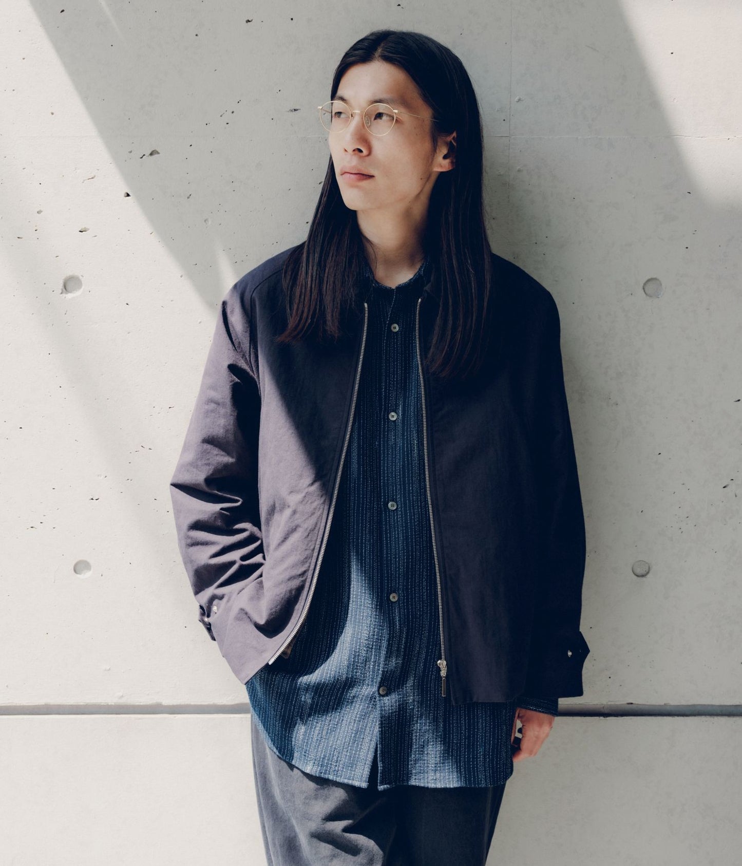 SEYA. ''RIVER BLOUSON'' (RIVER STONE)