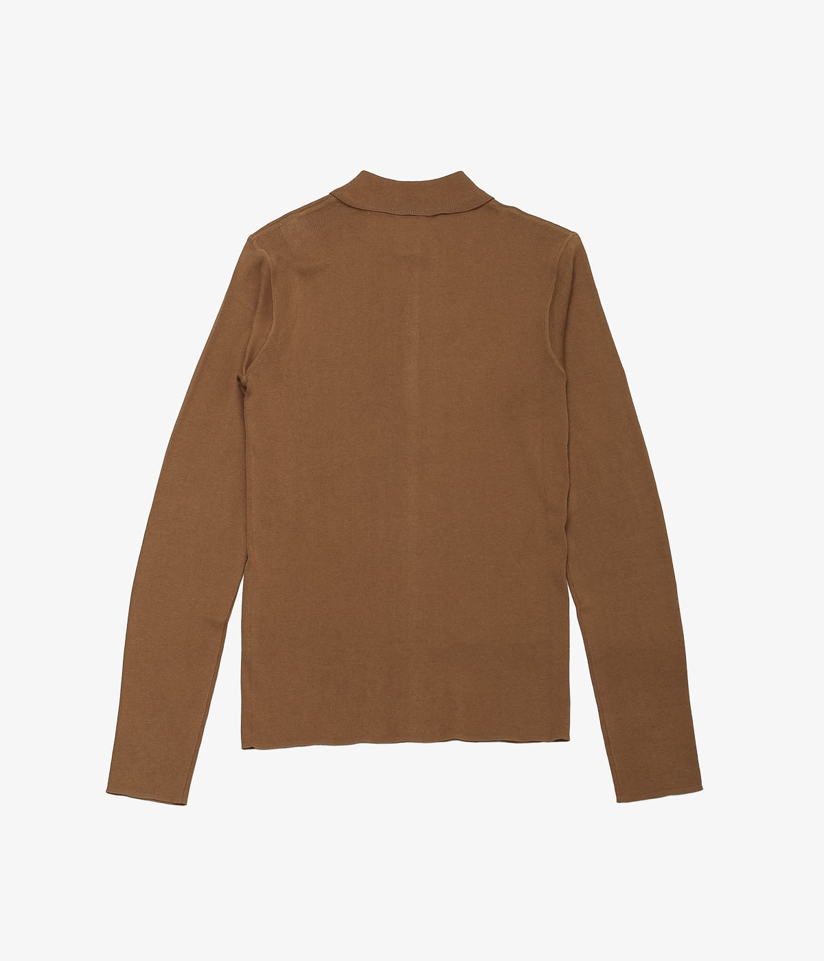 SEYA. ''HIGH GAUZE SILK SHIRT'' (SQUIRREL)