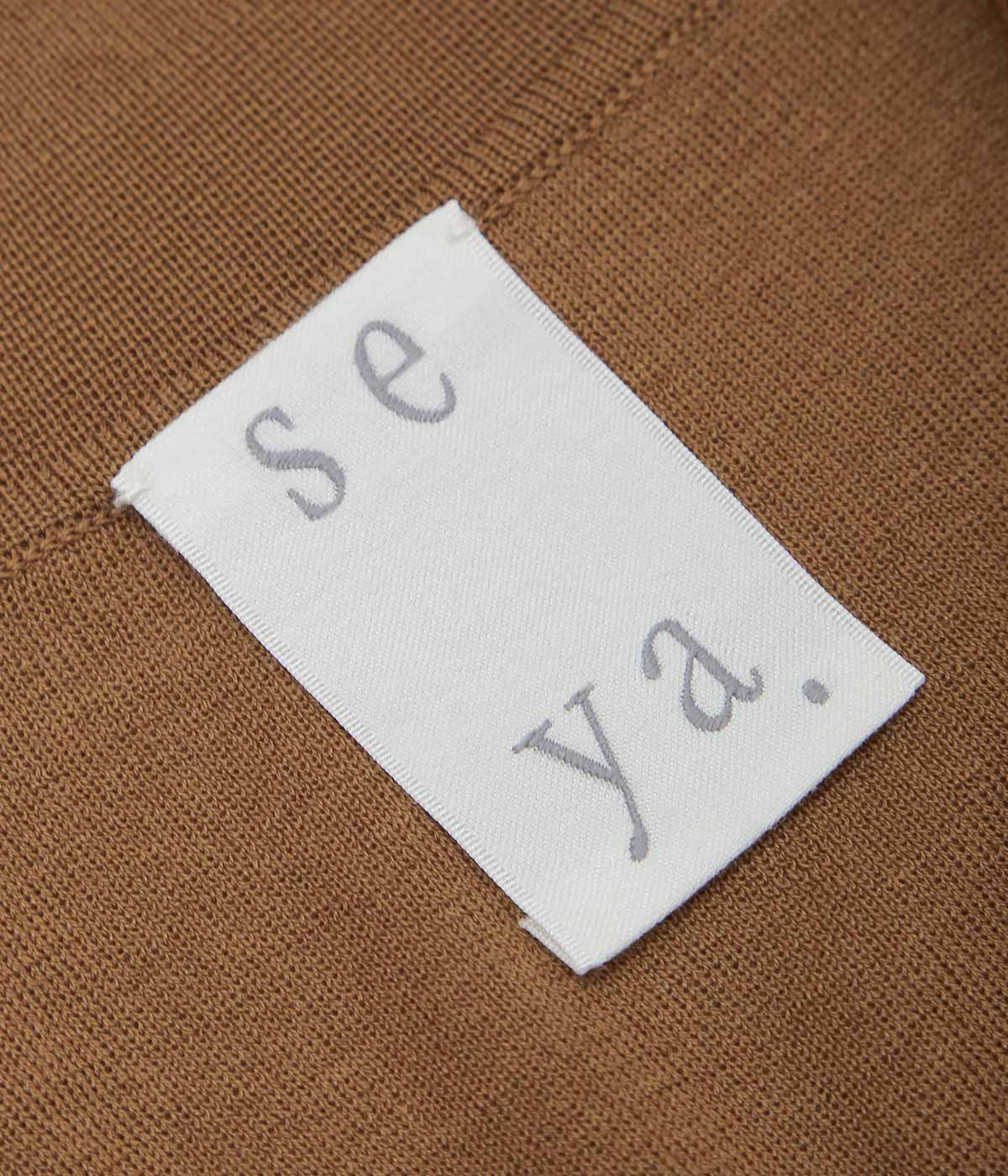 SEYA. ''HIGH GAUZE SILK SHIRT'' (SQUIRREL)