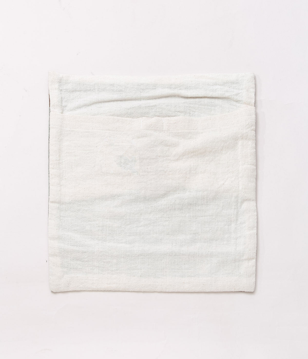 SEYA. ''LAOS CUSHION COVER #3'' (BROWN*BLUEl*TURQUOISE)