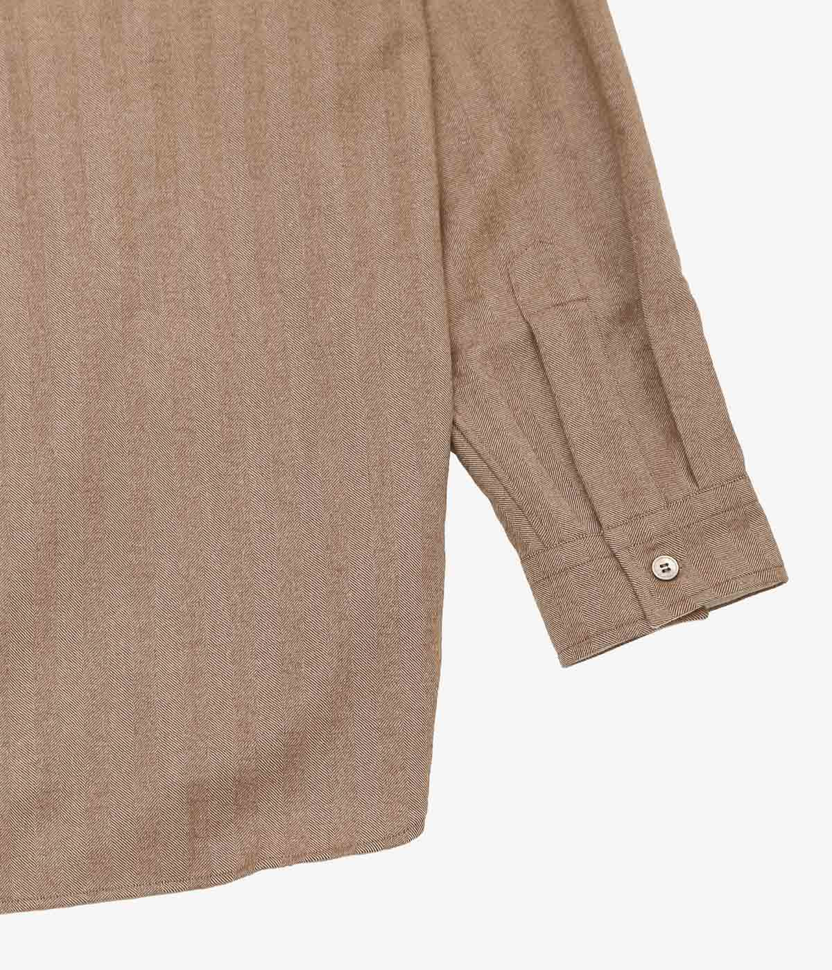 SEYA. ``RAYMOND AUTUMN SHIRT'' (SQUIRREL)