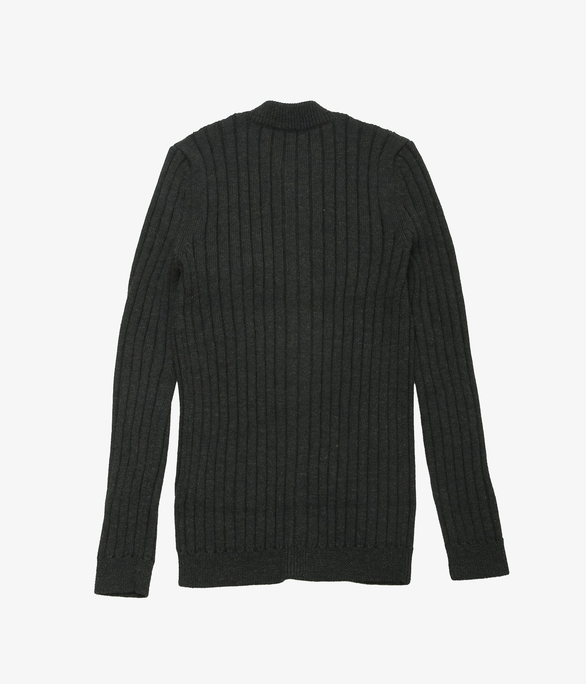 SEYA. ``SHRINKED RIB CARDIGAN'' (SPRUCE)