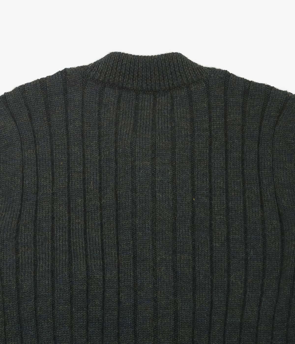 SEYA. ``SHRINKED RIB CARDIGAN'' (SPRUCE)