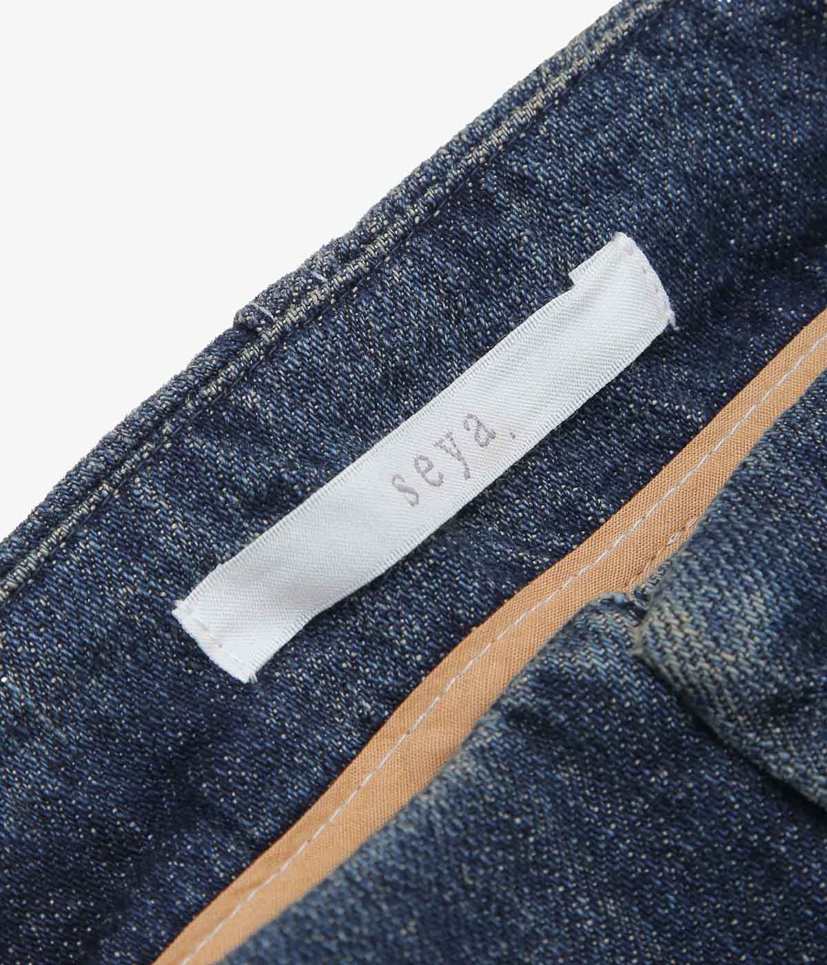 SEYA.''TOFU JEANS'' (FADED INDIGO)