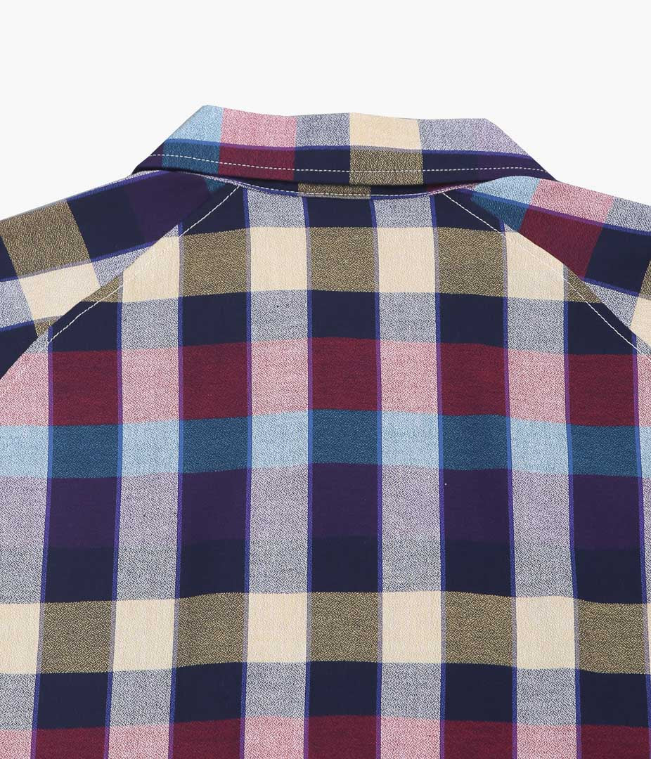 SILLAGE ''BIG POCKET OVERSHIRT'' (DEADSTOCK MULTI COLOR PLAID)