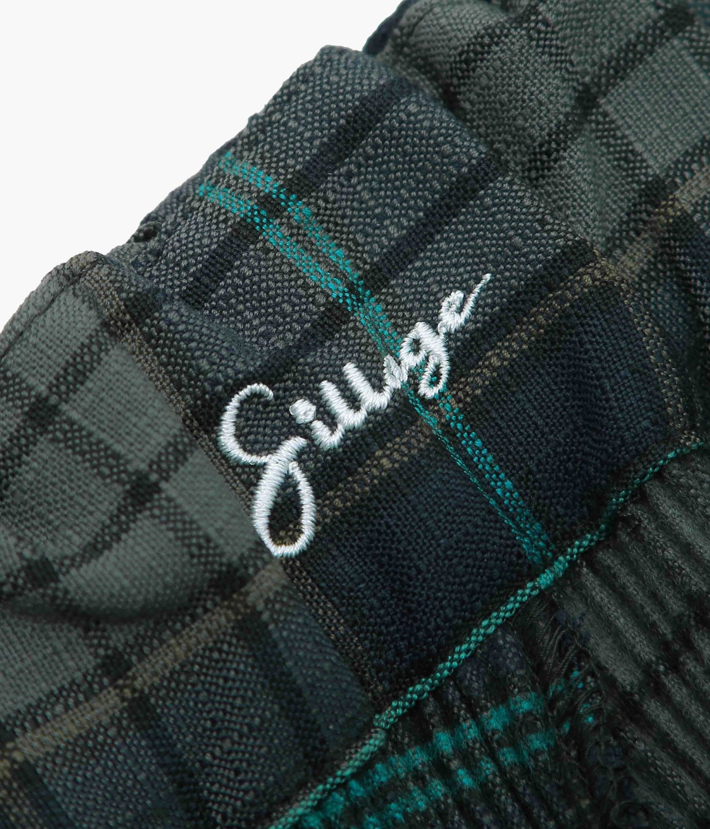 SILLAGE ''CIRCULAR PLEATS PANTS DEADSTOCK WATAHIKO TEX NAVY ''(NAVY PLAID)