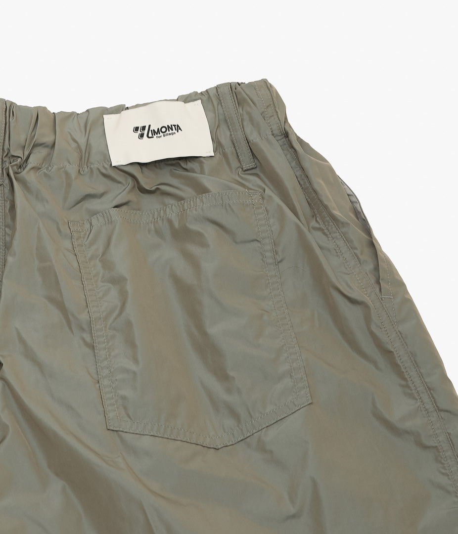 SILLAGE ''CIRCULAR SHORT PANTS'' (LIMONTA NYLON KHAKI)