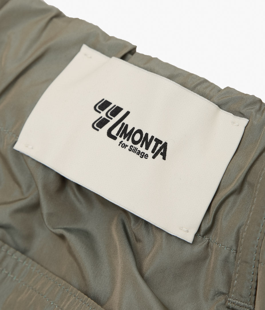 SILLAGE ''CIRCULAR SHORT PANTS'' (LIMONTA NYLON KHAKI)