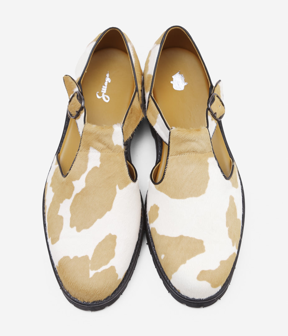 SILLAGE ''GURKHA SANDALS IN CALF'' (CALF HAIR)