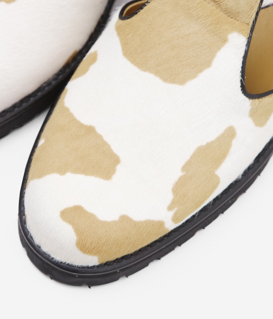 SILLAGE ''GURKHA SANDALS IN CALF'' (CALF HAIR)