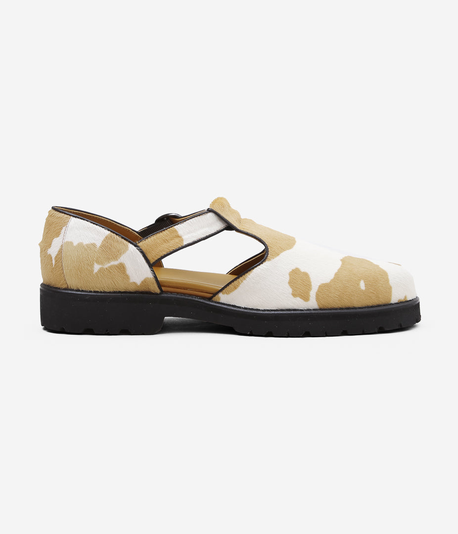 SILLAGE ''GURKHA SANDALS IN CALF'' (CALF HAIR)