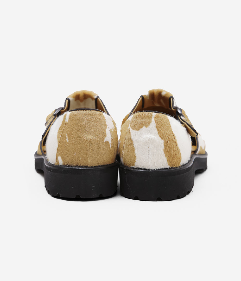 SILLAGE ''GURKHA SANDALS IN CALF'' (CALF HAIR)