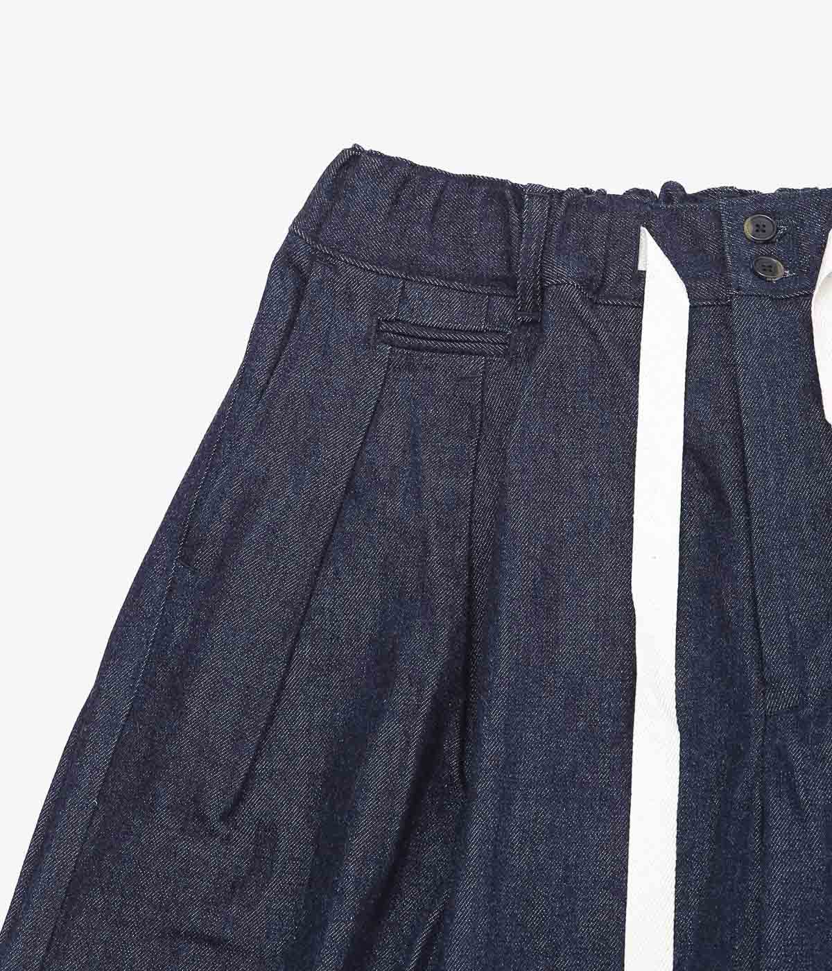 SILLAGE ''HAKAMA PANTS'' (DENIM ONE WASH)