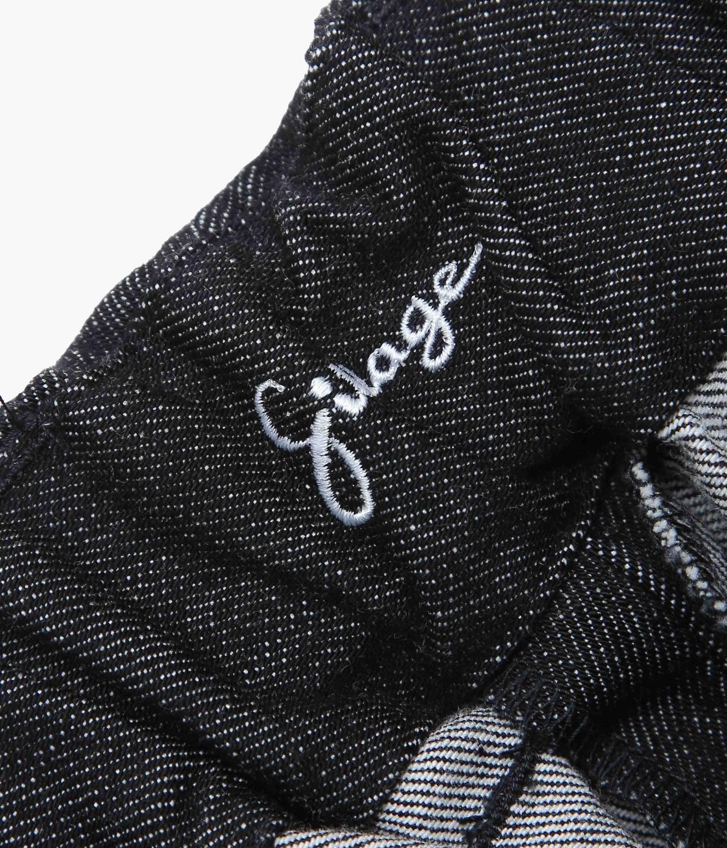 SILLAGE ''PANTALON BAGGY'' (BLACK DENIM ONE WASH)