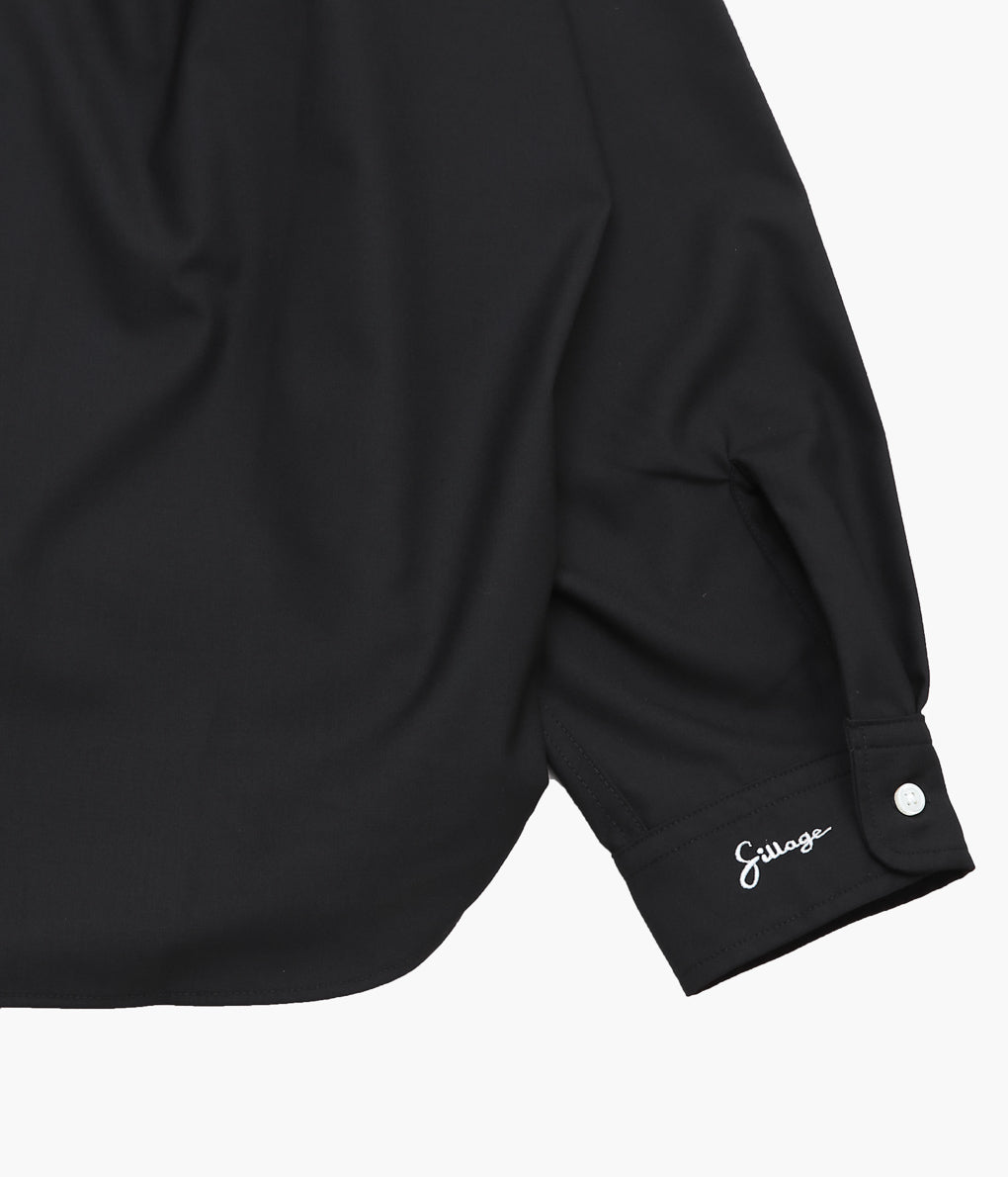 SILLAGE ''RE-ENGINEERED OVERSHIRT'' (BLACK)