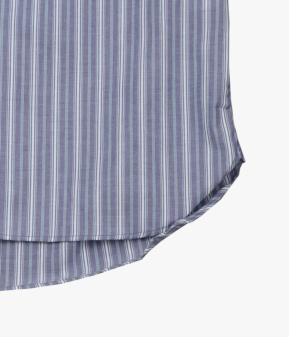 SILLAGE ''RE-ENGINEERED OVERSHIRT SHORT SLEEVE'' (DEADSTOCK BLUE STRIPE)