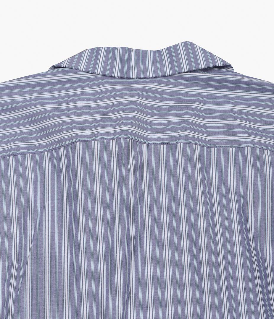 SILLAGE ''RE-ENGINEERED OVERSHIRT SHORT SLEEVE'' (DEADSTOCK BLUE STRIPE)