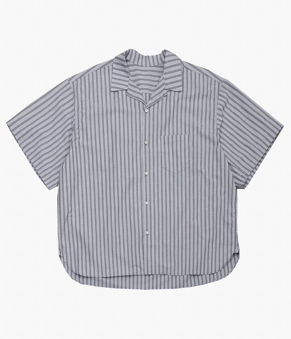 SILLAGE ''RE-ENGINEERED OVERSHIRT SHORT SLEEVE'' (DEADSTOCK GRAY STRIPE)