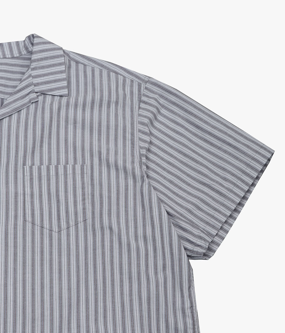 SILLAGE ''RE-ENGINEERED OVERSHIRT SHORT SLEEVE'' (DEADSTOCK GRAY STRIPE)