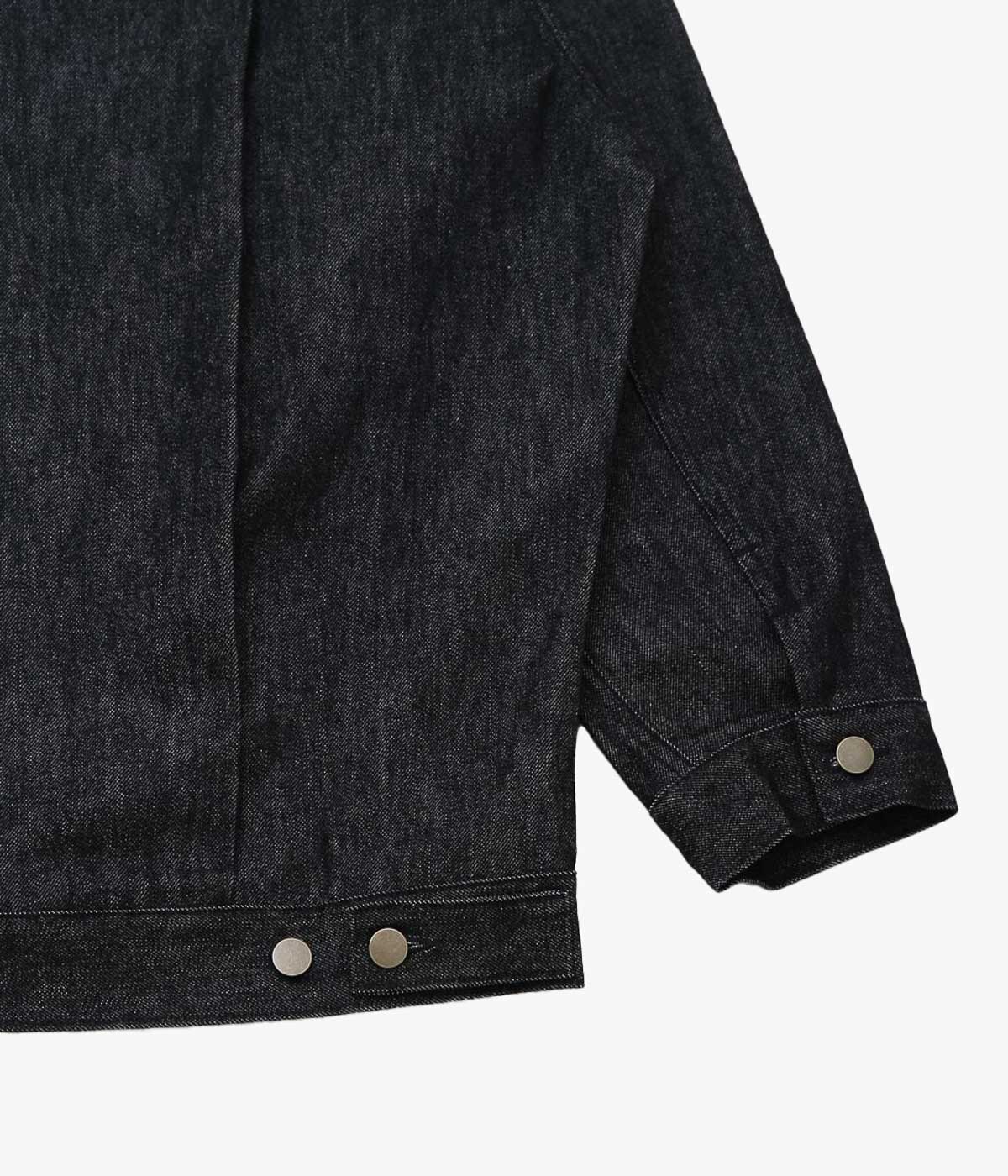 SILLAGE ''TRUCKER JACKET'' (BLACK DENIM ONE WASH)