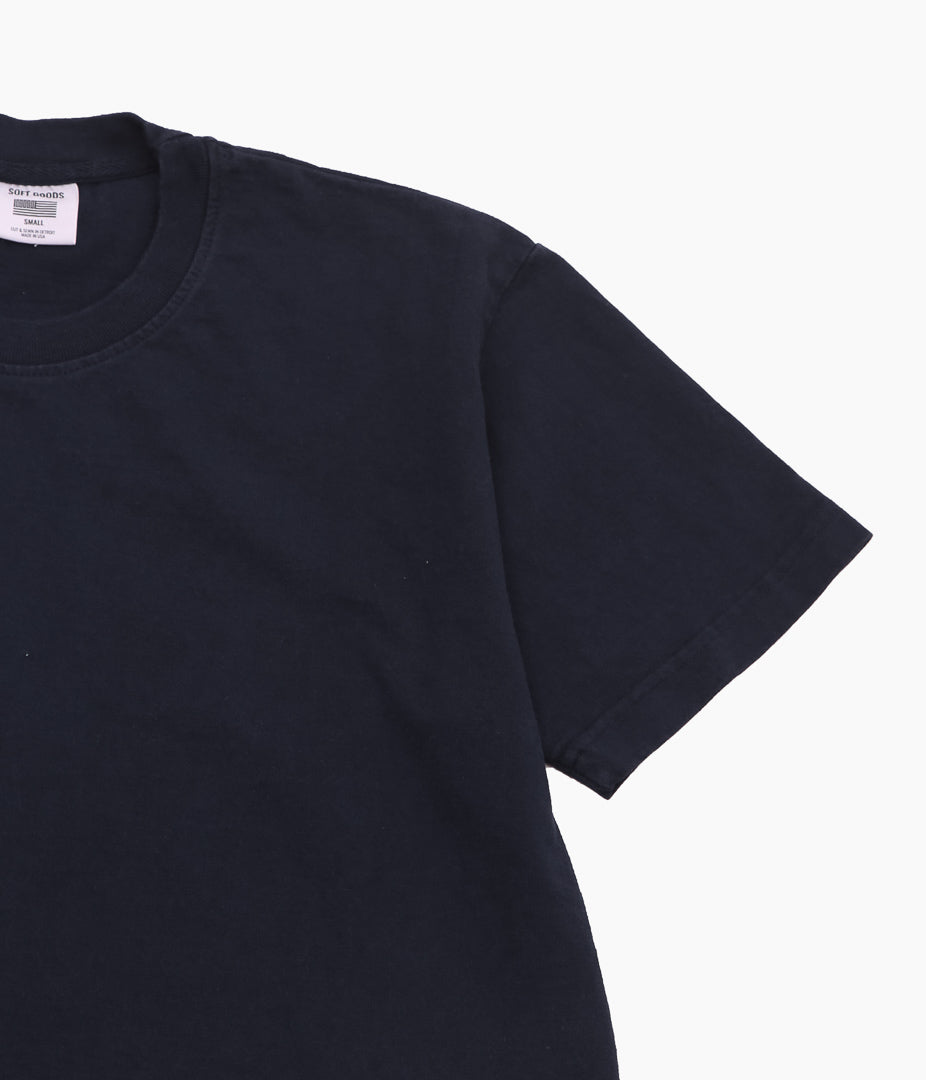 SOFT GOODS ''HEAVY TEE 9oz JERSEY S/S'' (DEEP NAVY)