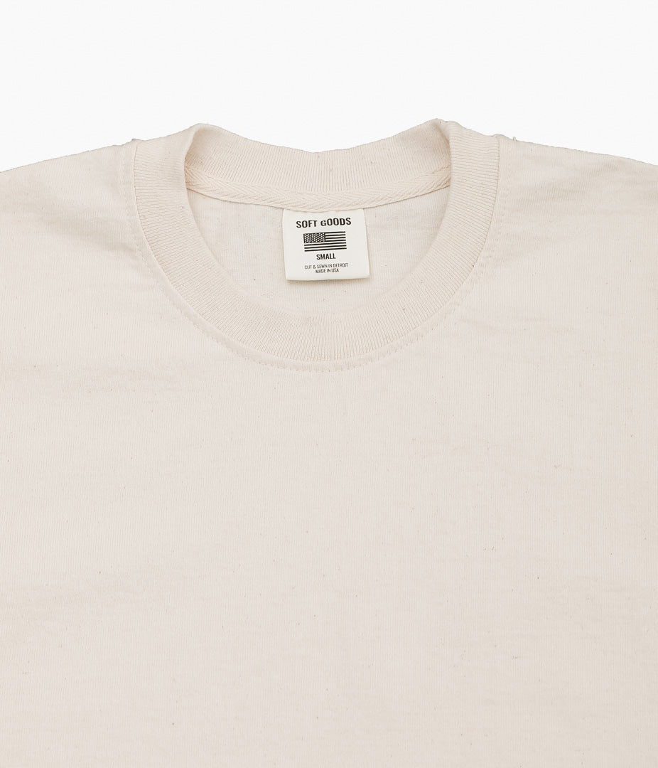 SOFT GOODS ''HEAVY TEE 9oz JERSEY S/S'' (NATURAL)