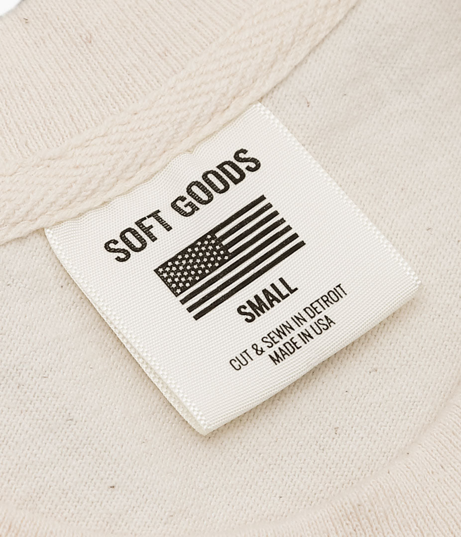 SOFT GOODS ''HEAVY TEE 9oz JERSEY S/S'' (NATURAL)