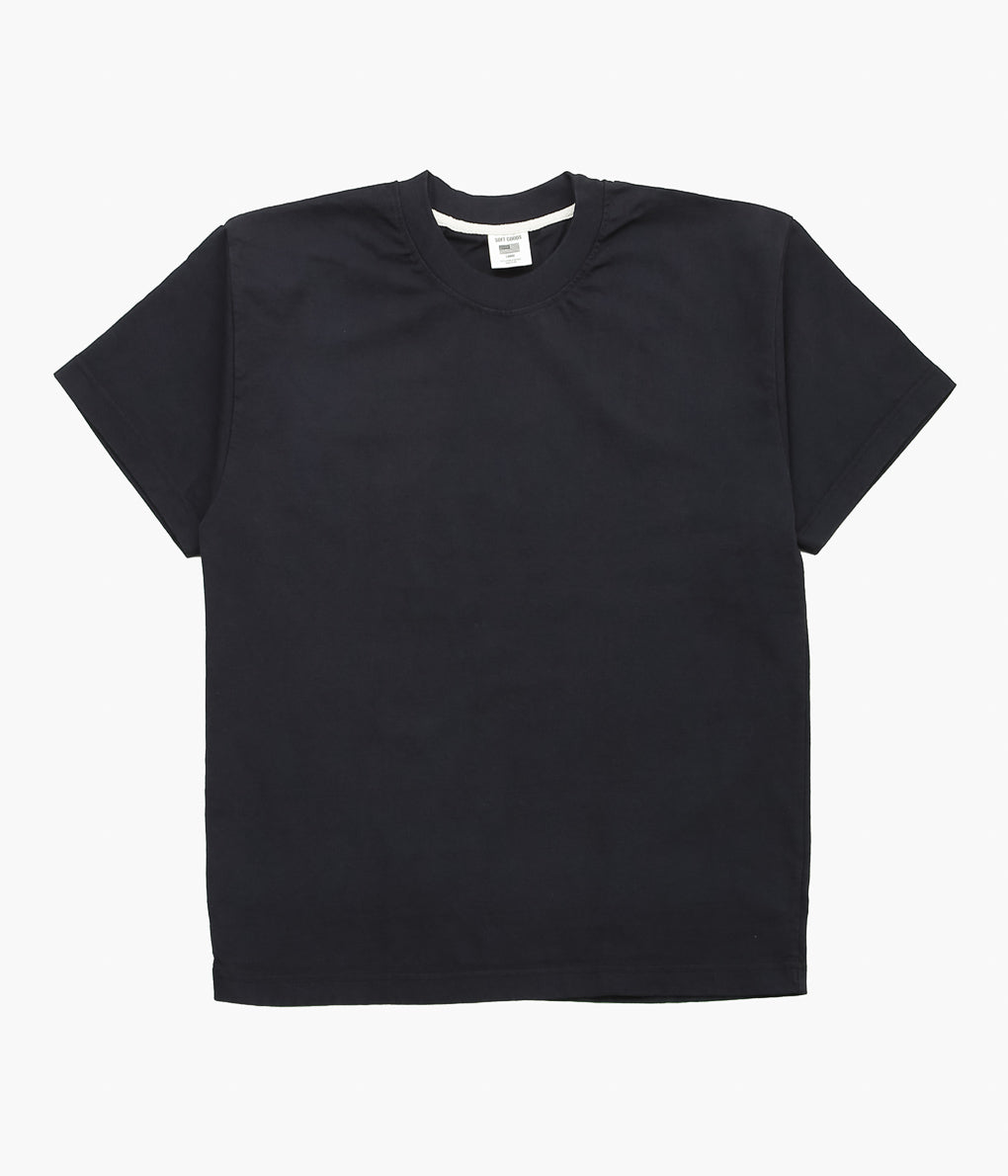SOFT GOODS ''HEAVY TEE 9oz JERSEY S/S'' (VINTAGE BLACK)