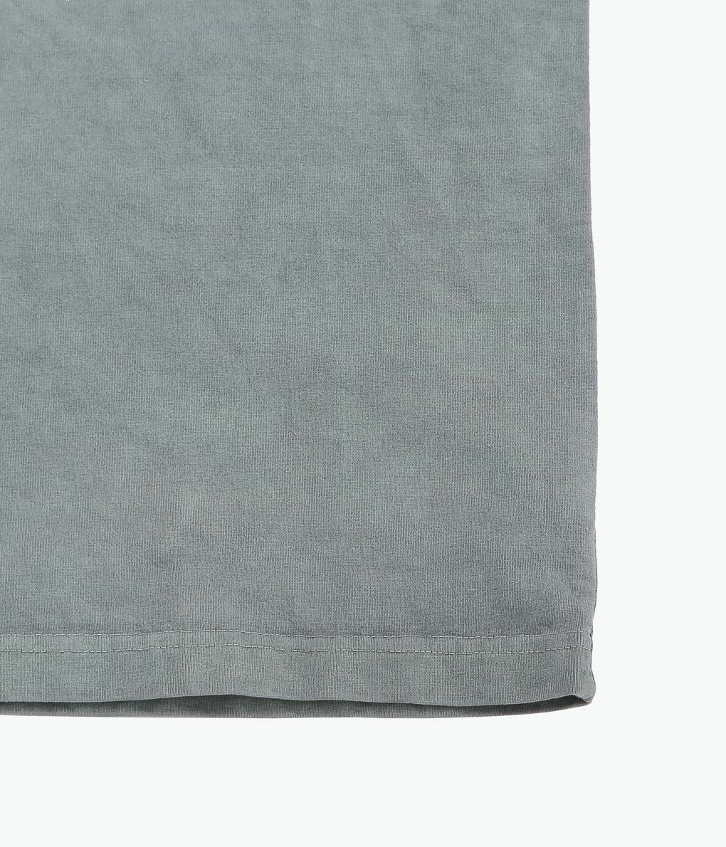 SOFT GOODS ''HEAVY WEIGHT CREW NECK TEE LONG TAIL'' (SAGE GREEN)