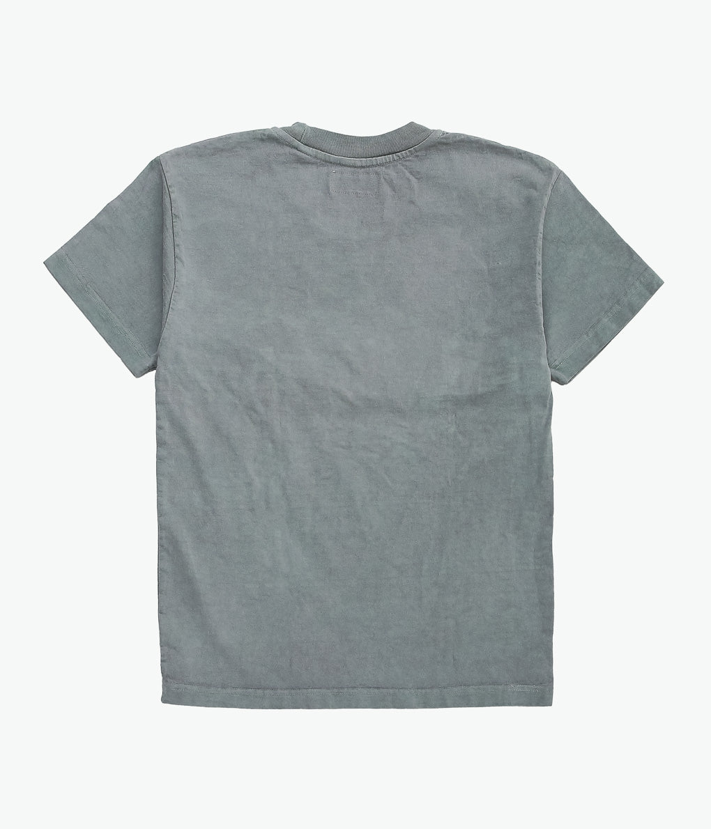 SOFT GOODS ''HEAVY WEIGHT CREW NECK TEE LONG TAIL'' (SAGE GREEN)