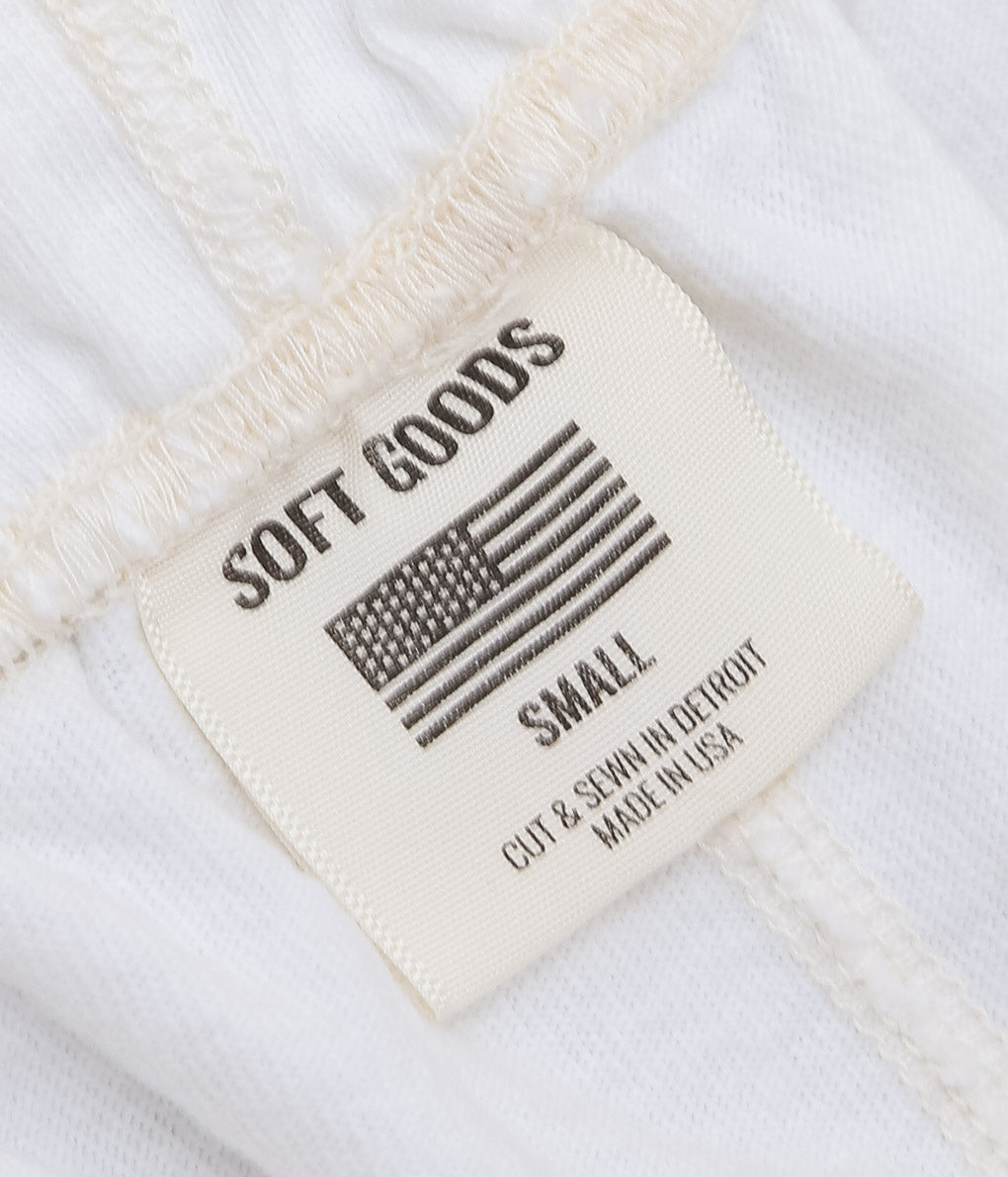 SOFT GOODS ''JEARSEY SHORTS 9oz JERSEY'' (WHITE)