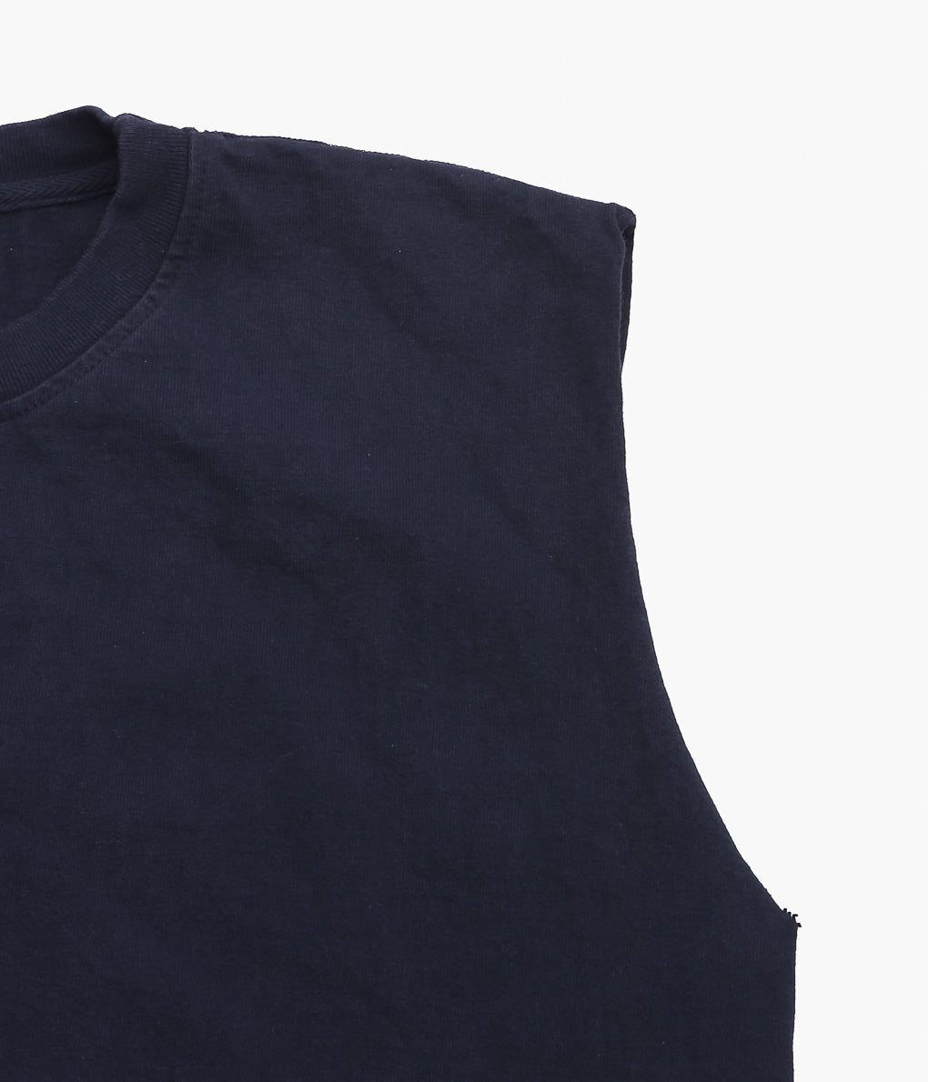 SOFT GOODS ''MUSCLE TEE 9oz JERSEY'' (DEEP NAVY)