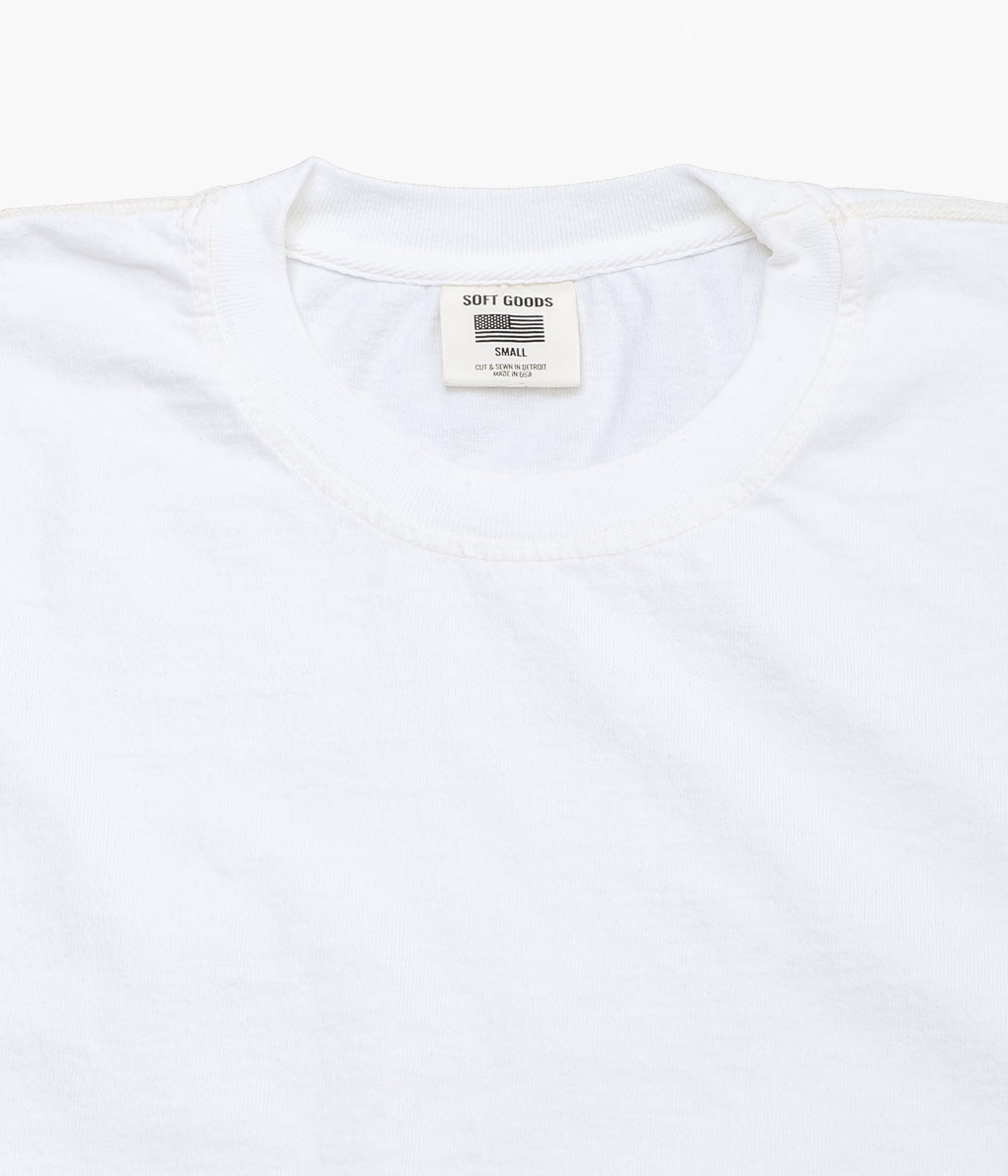 SOFT GOODS ''MUSCLE TEE 9oz JERSEY'' (WHITE)