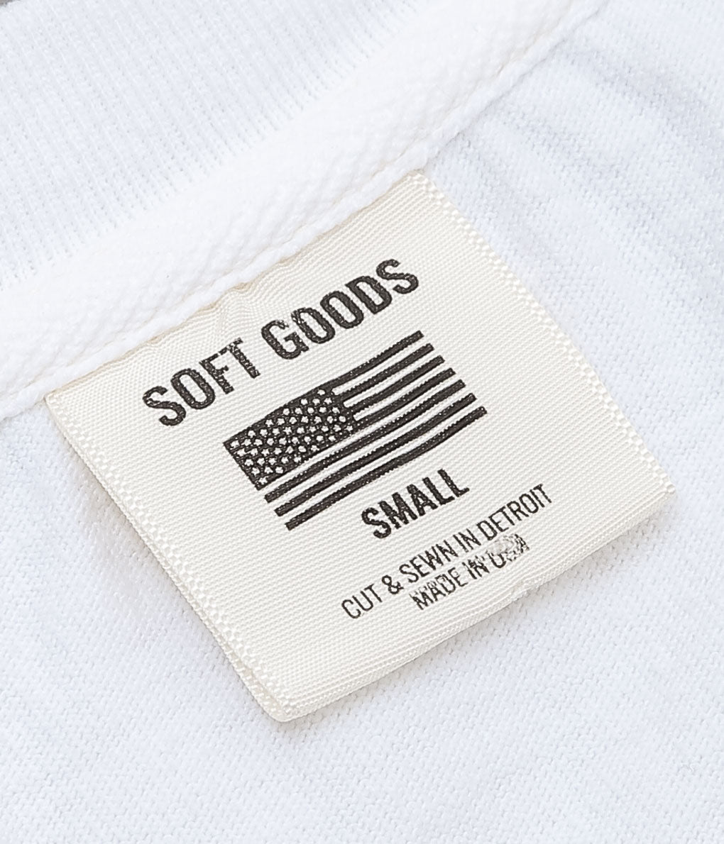 SOFT GOODS ''MUSCLE TEE 9oz JERSEY'' (WHITE)
