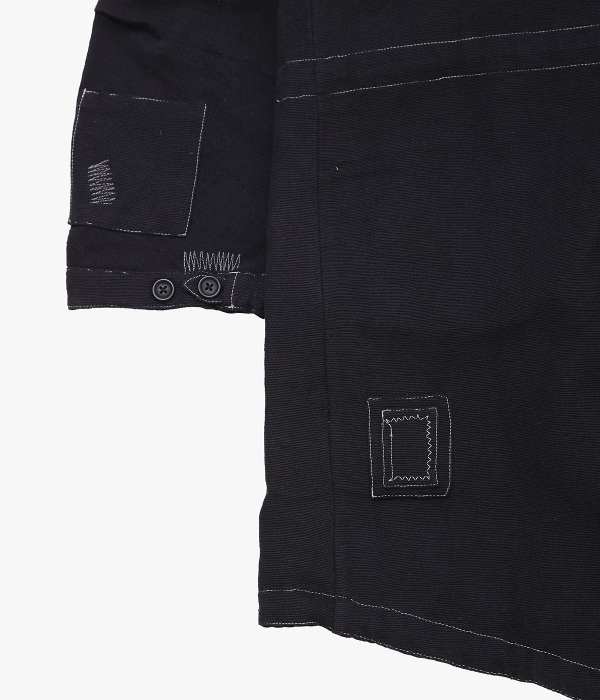 STORY MFG ''BRAMBLE PARKA'' (BLACK WONKY-WEAR)